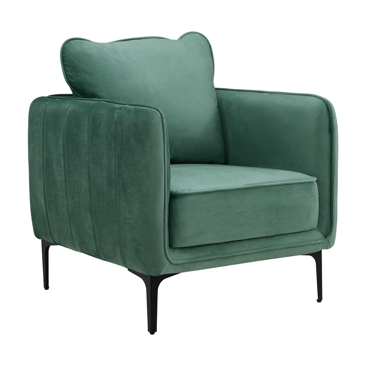 Rae Chair in Lavish 152 Green Velvet - Jack’s Furniture and More (Laredo, TX)