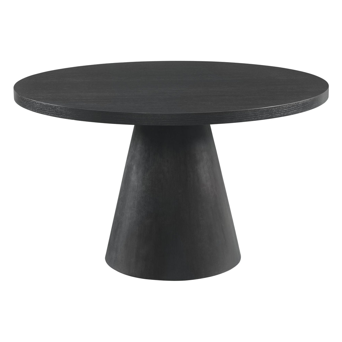 Portland Standard Height Dining Set in Black-Rectangular Table and Four Chairs