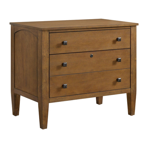 Portico File Cabinet in Brown Oak - Jack’s Furniture and More (Laredo, TX)