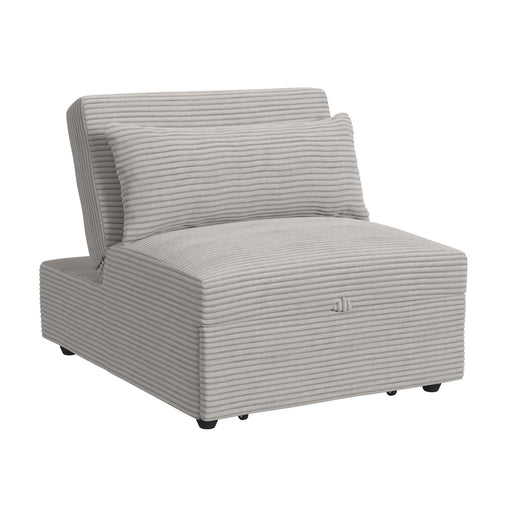 Pluto Chair with kidney pillow, Klik Klak and Pop up in Coronado Grey - Jack’s Furniture and More (Laredo, TX)