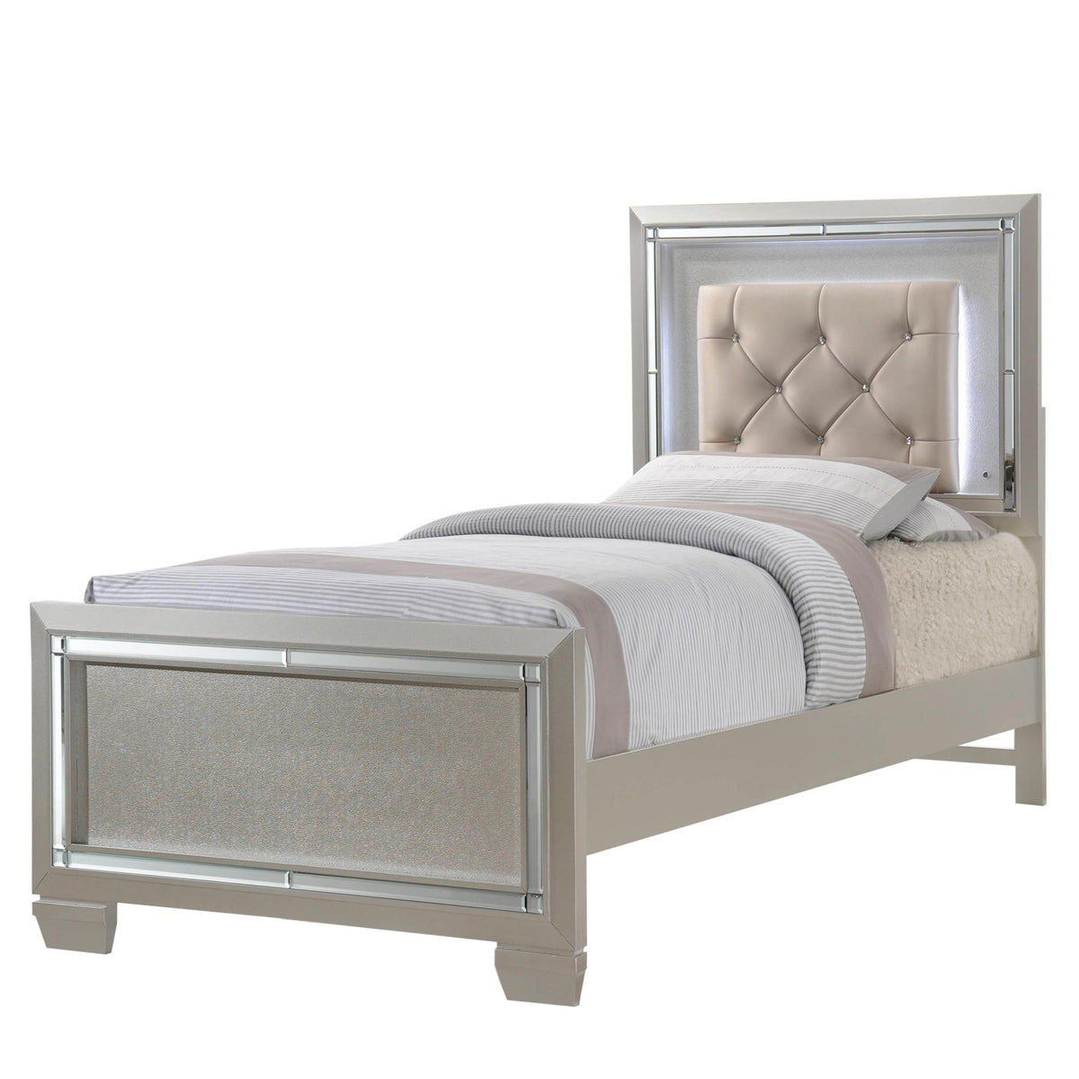 PLATINUM YOUTH PLATFORM BEDROOM SET - Jack’s Furniture and More (Laredo, TX)