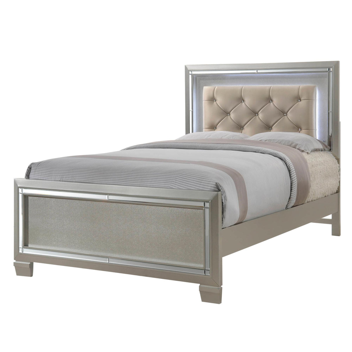 PLATINUM YOUTH PLATFORM BEDROOM SET - Jack’s Furniture and More (Laredo, TX)