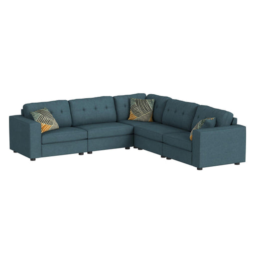 Options One Armless Chair in Palmer Plus Teal - Jack’s Furniture and More (Laredo, TX)