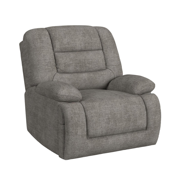 Odessa P3 Recliner W/Heat Massage, zero gravity, memory foam in Amount Grey - Jack’s Furniture and More (Laredo, TX)