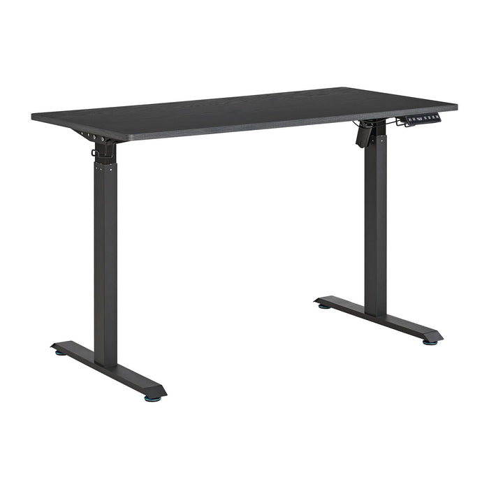 Oakland Adjustable Desk in Black - 3A Packing - Jack’s Furniture and More (Laredo, TX)