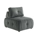 Nahla Modular Chair in Marine Light Grey - Jack’s Furniture and More (Laredo, TX)