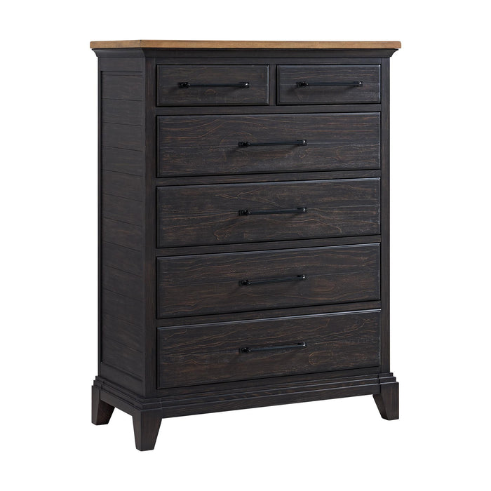 Montrose Chest in Espresso & Brown - Jack’s Furniture and More (Laredo, TX)