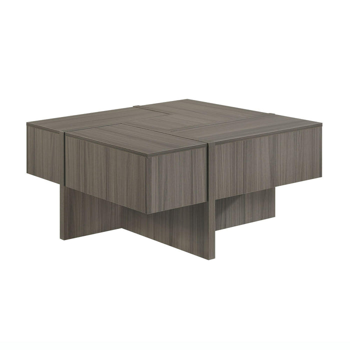 Martina Coffee Table in Grey - Jack’s Furniture and More (Laredo, TX)