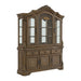 Madison Park Hutch with LED in Walnut - Jack’s Furniture and More (Laredo, TX)