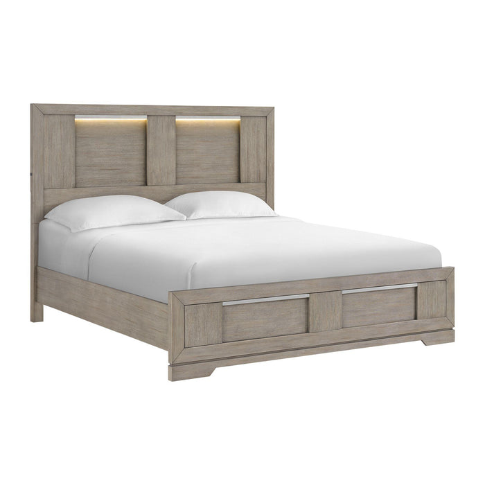 Kelis Panel Bedroom Set with LED - Jack’s Furniture and More (Laredo, TX)