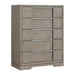 Kelis 5-Drawer Chest in Grey - Jack’s Furniture and More (Laredo, TX)