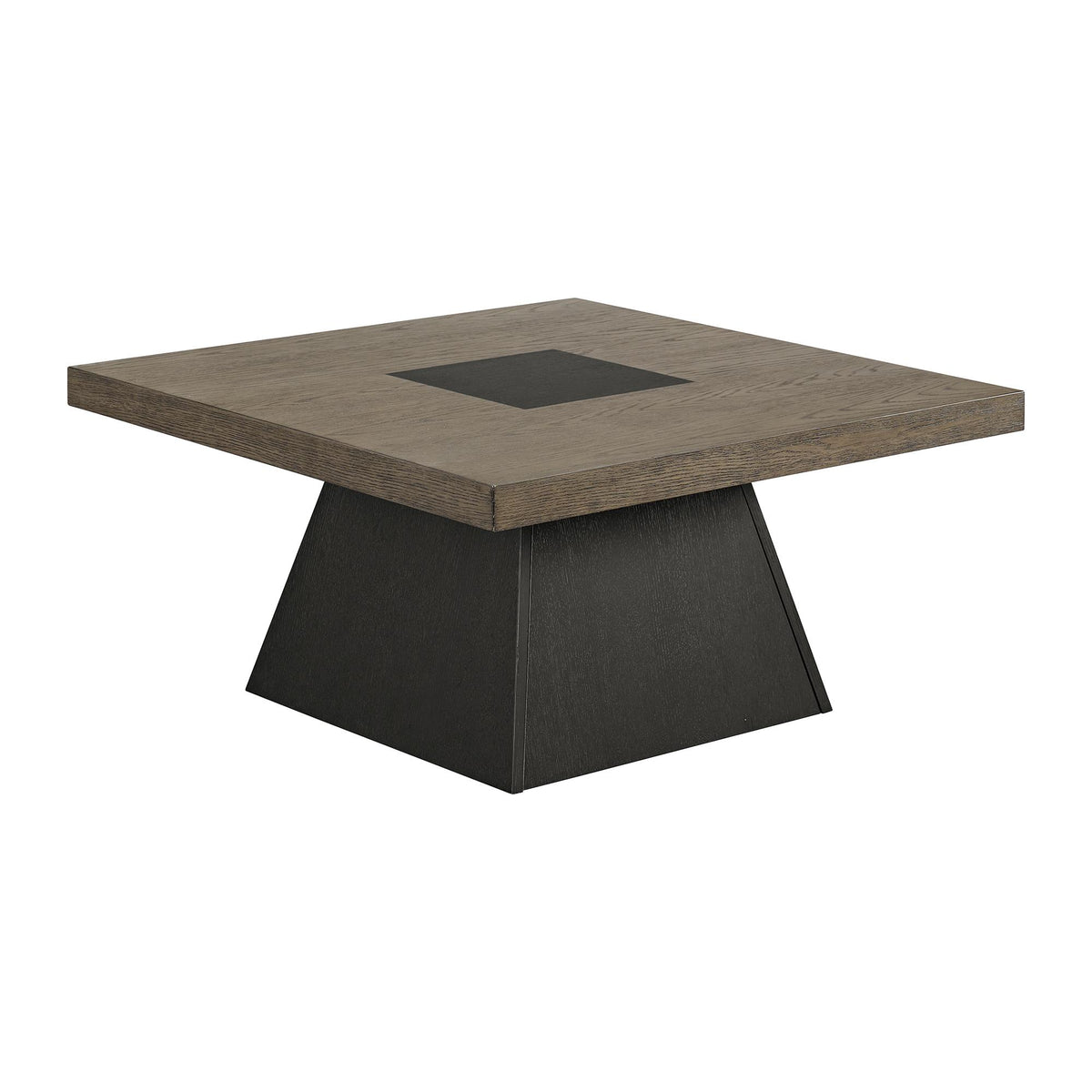 Jemma Coffee Table in Grey and Dark Espresso - Jack’s Furniture and More (Laredo, TX)