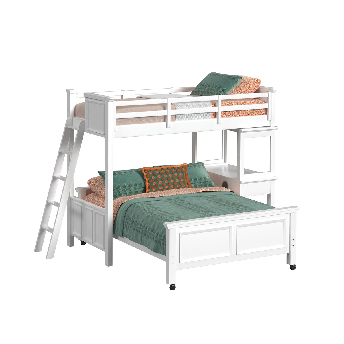 Hampton Kids Over Loft with Ladder and Desk with Speaker - Jack’s Furniture and More (Laredo, TX)