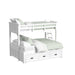 Hampton Kids Over Bunk with Ladder and Trundle Bedroom Set - Jack’s Furniture and More (Laredo, TX)