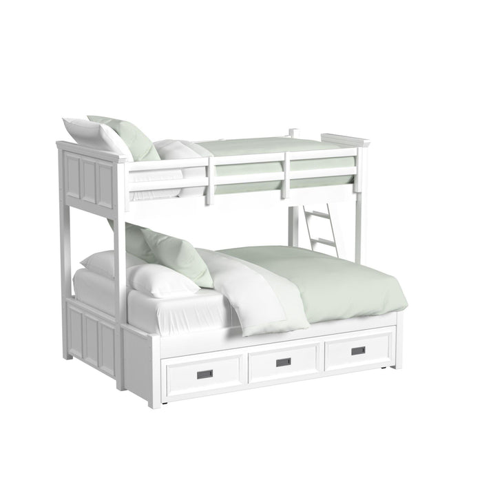 Hampton Kids Over Bunk with Ladder and Trundle Bedroom Set - Jack’s Furniture and More (Laredo, TX)