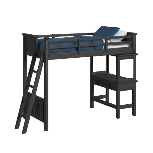 Hampton Kids Loft with Ladder and Desk with Speaker Bedroom Set - Jack’s Furniture and More (Laredo, TX)