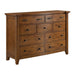 Gage 9-Drawer Dresser in Chestnut - Jack’s Furniture and More (Laredo, TX)