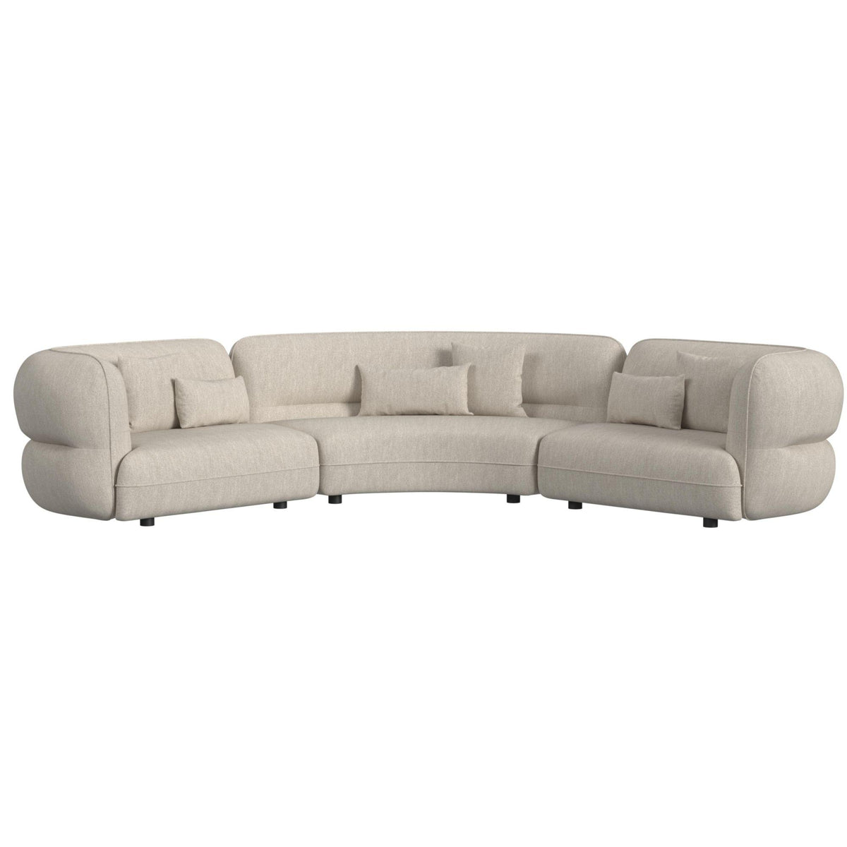 Four Seasons RHF Loveseat in Woolen Camel with 2 Pillows - Jack’s Furniture and More (Laredo, TX)