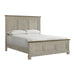 Farmington Panel Bedroom Set in Medium Brown and Washed Stone - Jack’s Furniture and More (Laredo, TX)