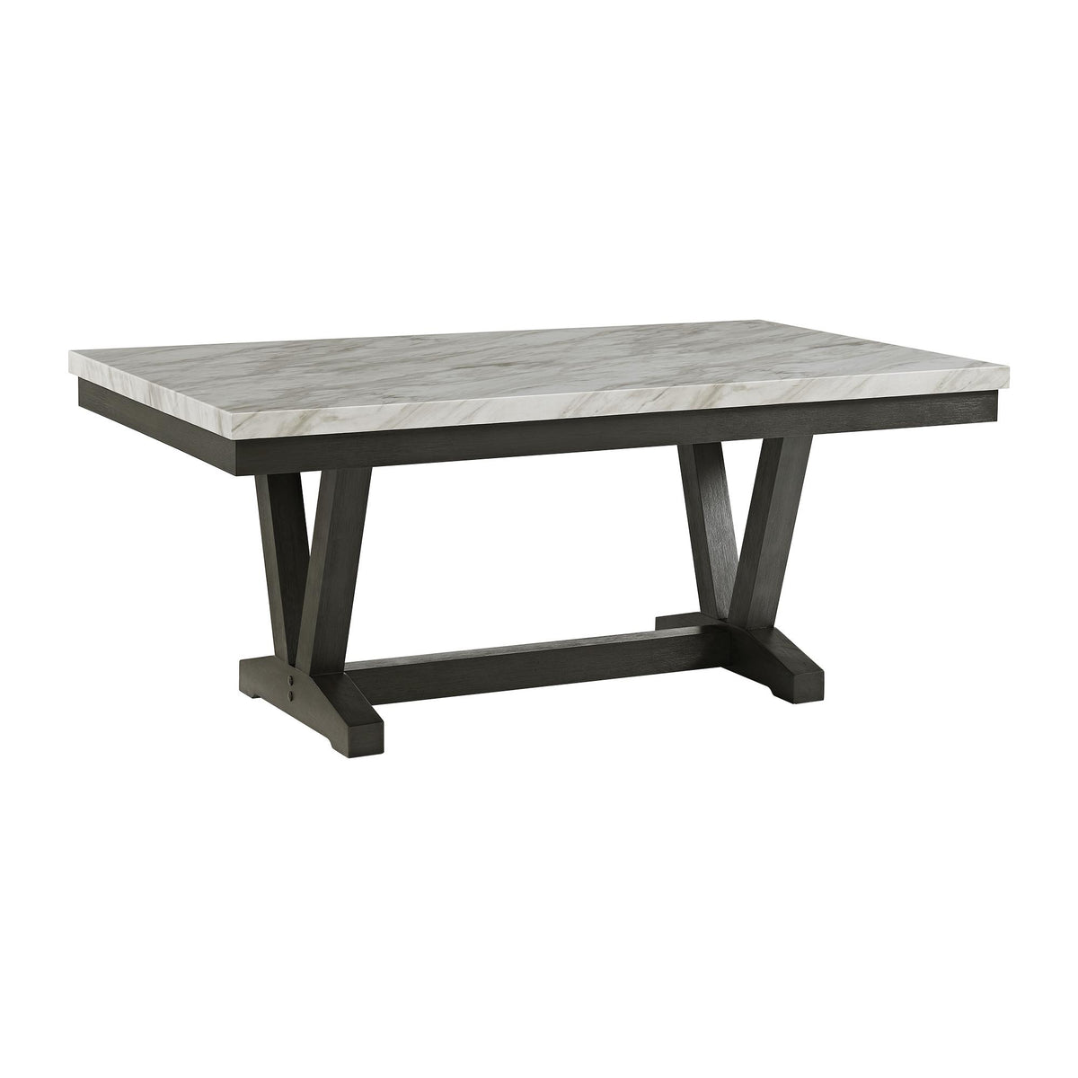 Everdeen Dining Set in Charcoal-Table & Four Chairs - Jack’s Furniture and More (Laredo, TX)