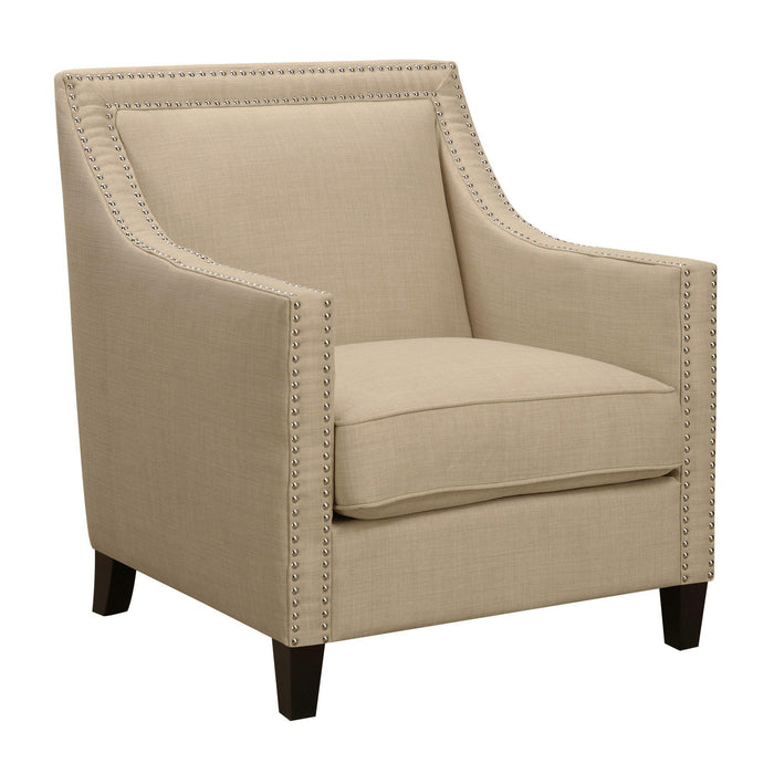 Erica 497 Chair W/Chrome Nails Heirloom Natural (ISTA 3) - Jack’s Furniture and More (Laredo, TX)