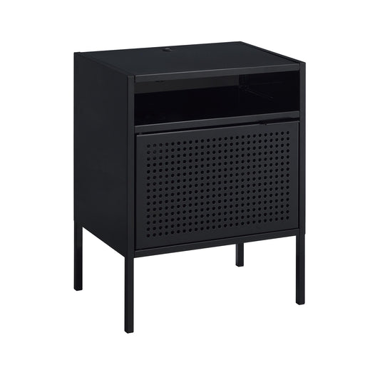 Ember Nightstand (C-1094) BLACK NIGHTSTAND W/ USB - Jack’s Furniture and More (Laredo, TX)