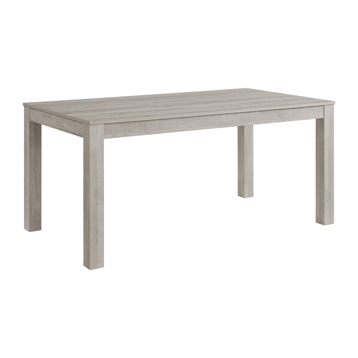 Eleanor Standard Height Dining Set in White-Rectangular Table and Four Chairs
