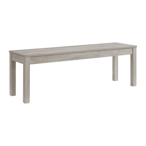 Eleanor Dining Bench in White - Jack’s Furniture and More (Laredo, TX)