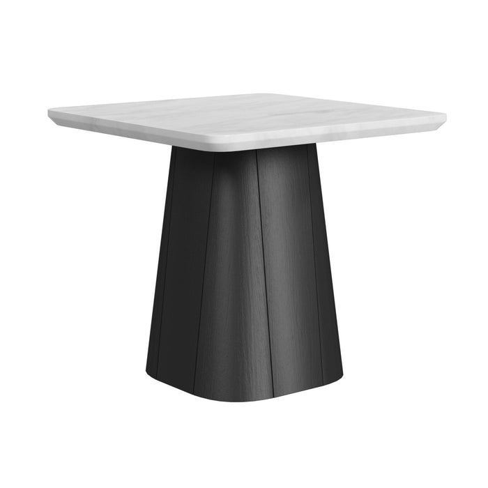 Edison End Table in White and Black - Jack’s Furniture and More (Laredo, TX)