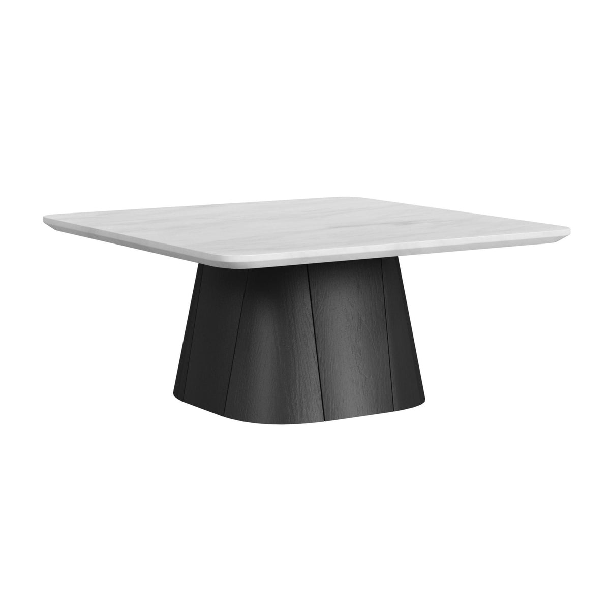 Edison 2PC Occasional Table Set in White and Black-Coffee Table & End Table - Jack’s Furniture and More (Laredo, TX)