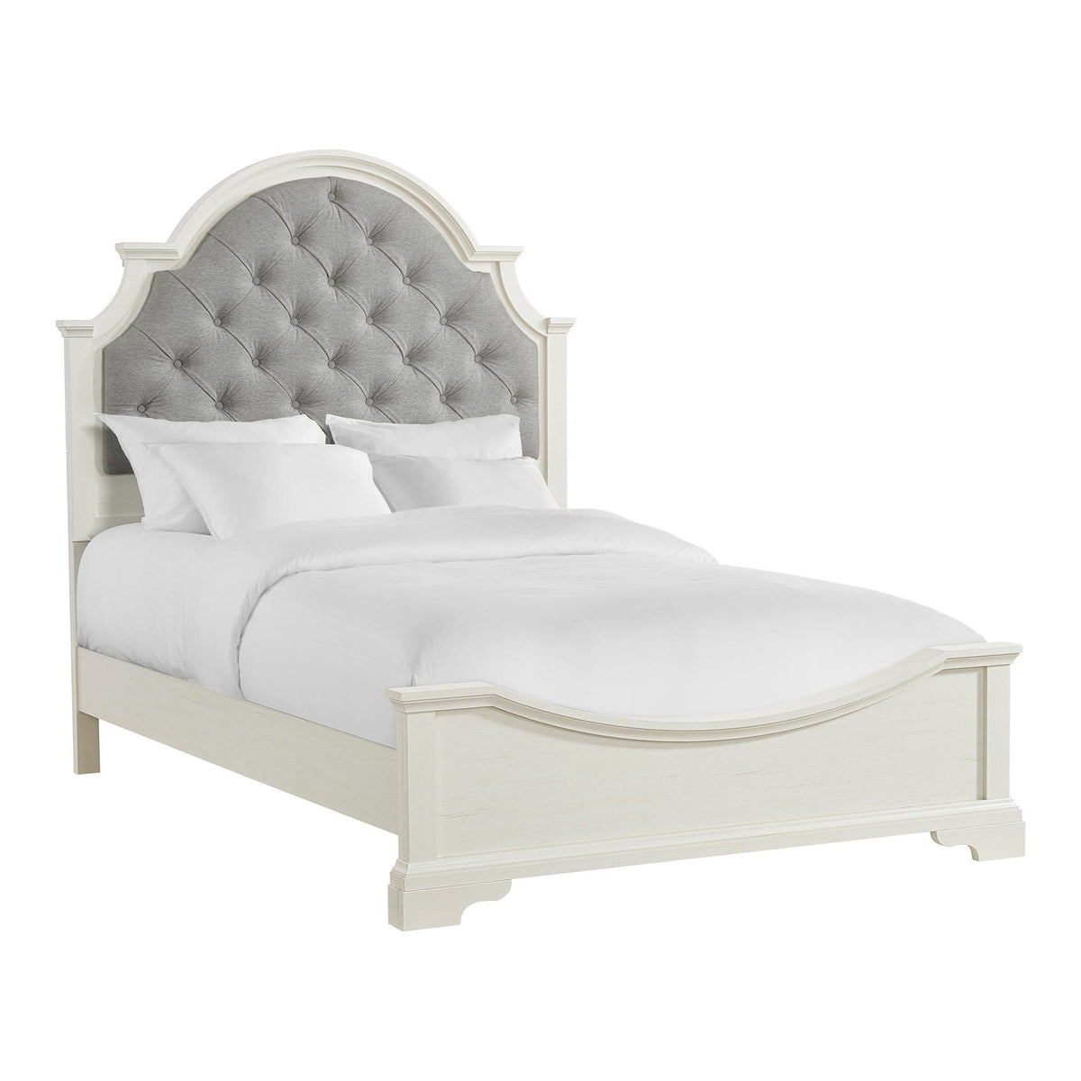 Eastwood Youth UPH Bed in Off-White - Jack’s Furniture and More (Laredo, TX)