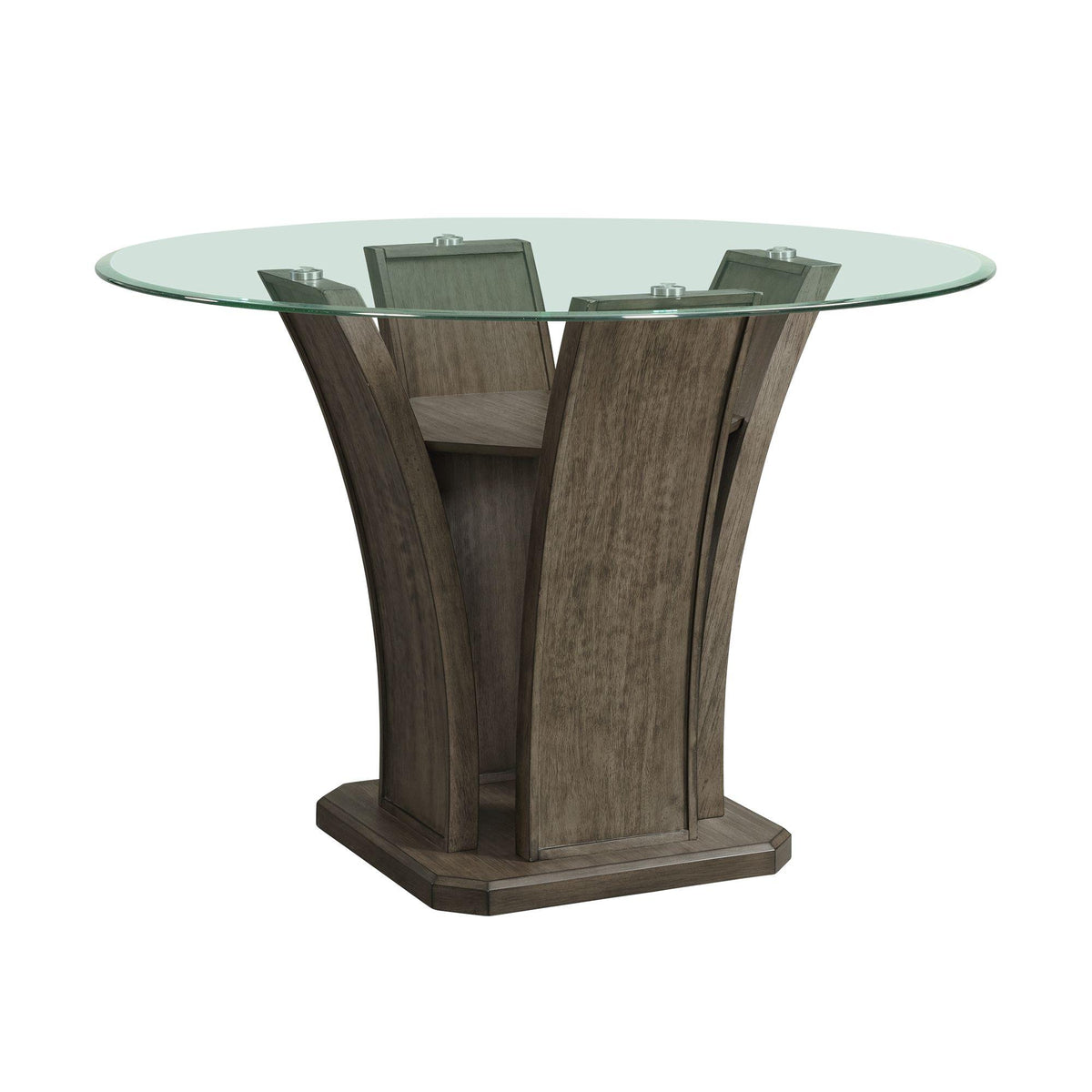 Dapper Grey Round Counter Table - Jack’s Furniture and More (Laredo, TX)