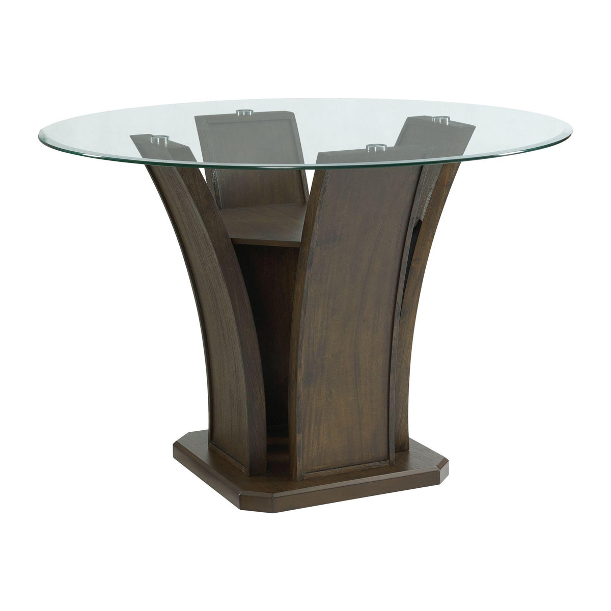 Dapper 5PC Round Counter Height Dining Set-Table & Four Chairs - Jack’s Furniture and More (Laredo, TX)
