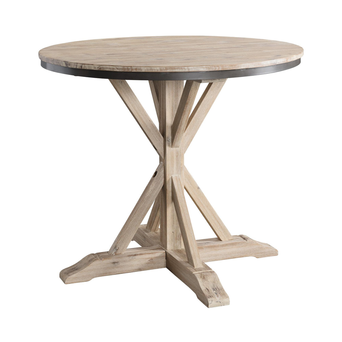 Callista Round Counter Height 5PC Dining Set-Table and Four Stools