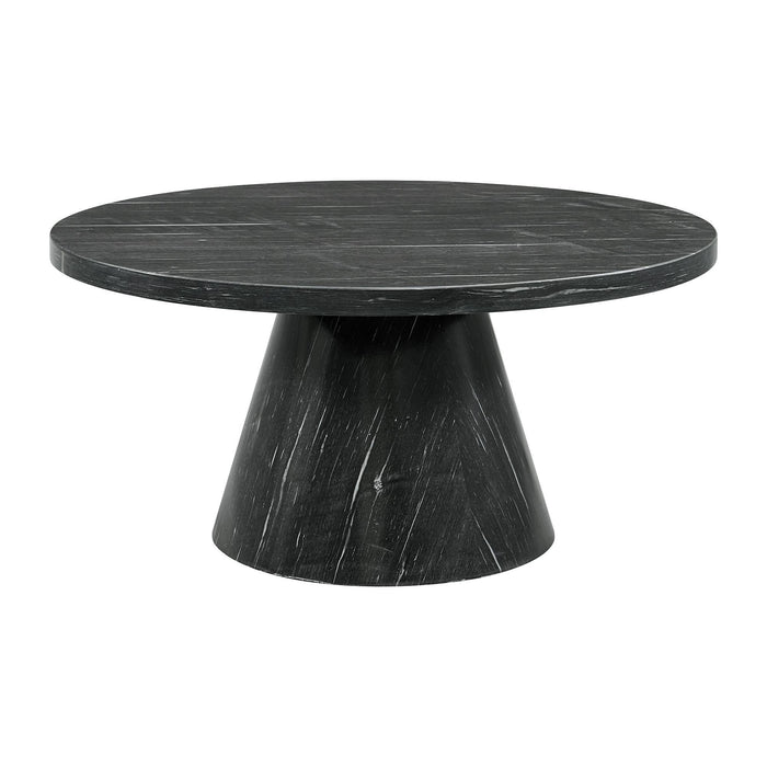 Bellini Round Occasional Coffee Table Complete in Grey - Jack’s Furniture and More (Laredo, TX)