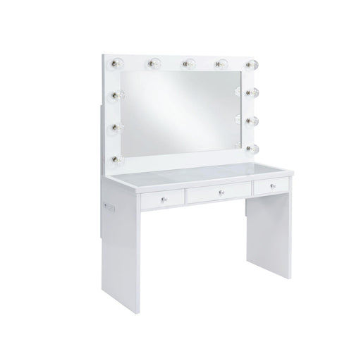 Ariana Complete Dressing Table with Lightbulbs - Jack’s Furniture and More (Laredo, TX)