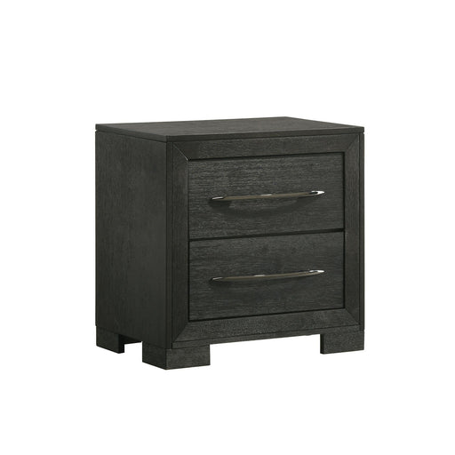 Allan 2-Drawer Nightstand in Black - Jack’s Furniture and More (Laredo, TX)