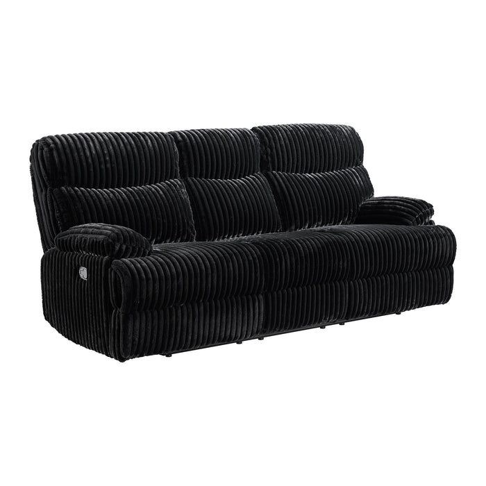 Admiral 2PC Living Room Set in Masis Black-Sofa & Loveseat - Jack’s Furniture and More (Laredo, TX)