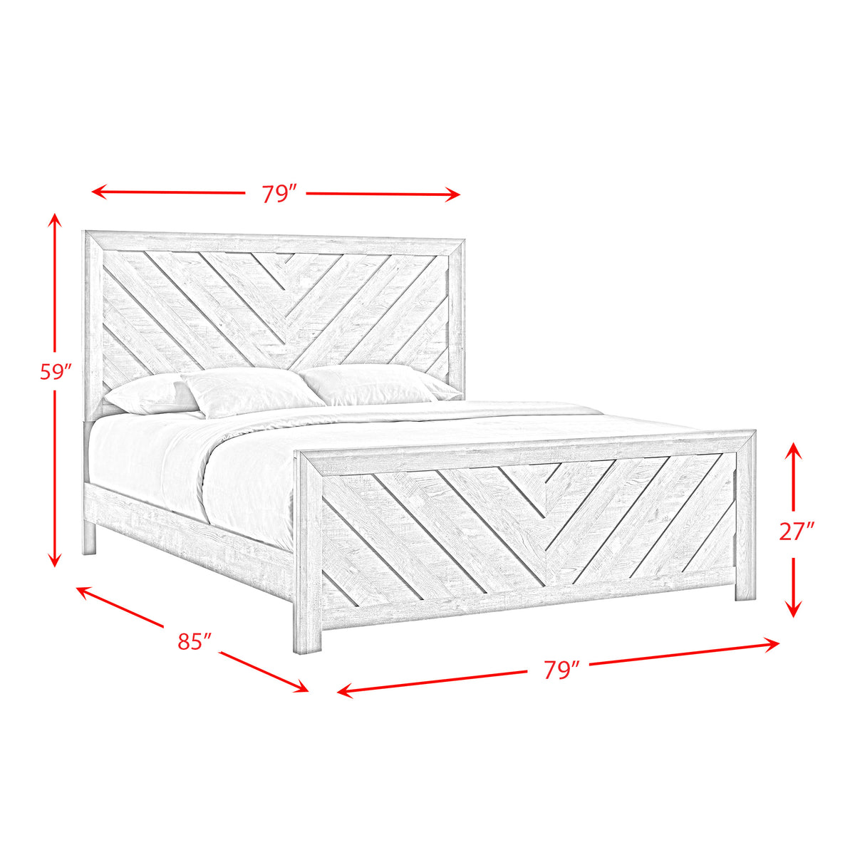 Ellen Panel Bedroom Set