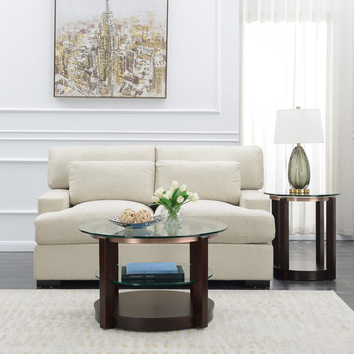 Elsa 2PC Occasional Table Set-Coffee Table & End Table - Jack’s Furniture and More (Laredo, TX)