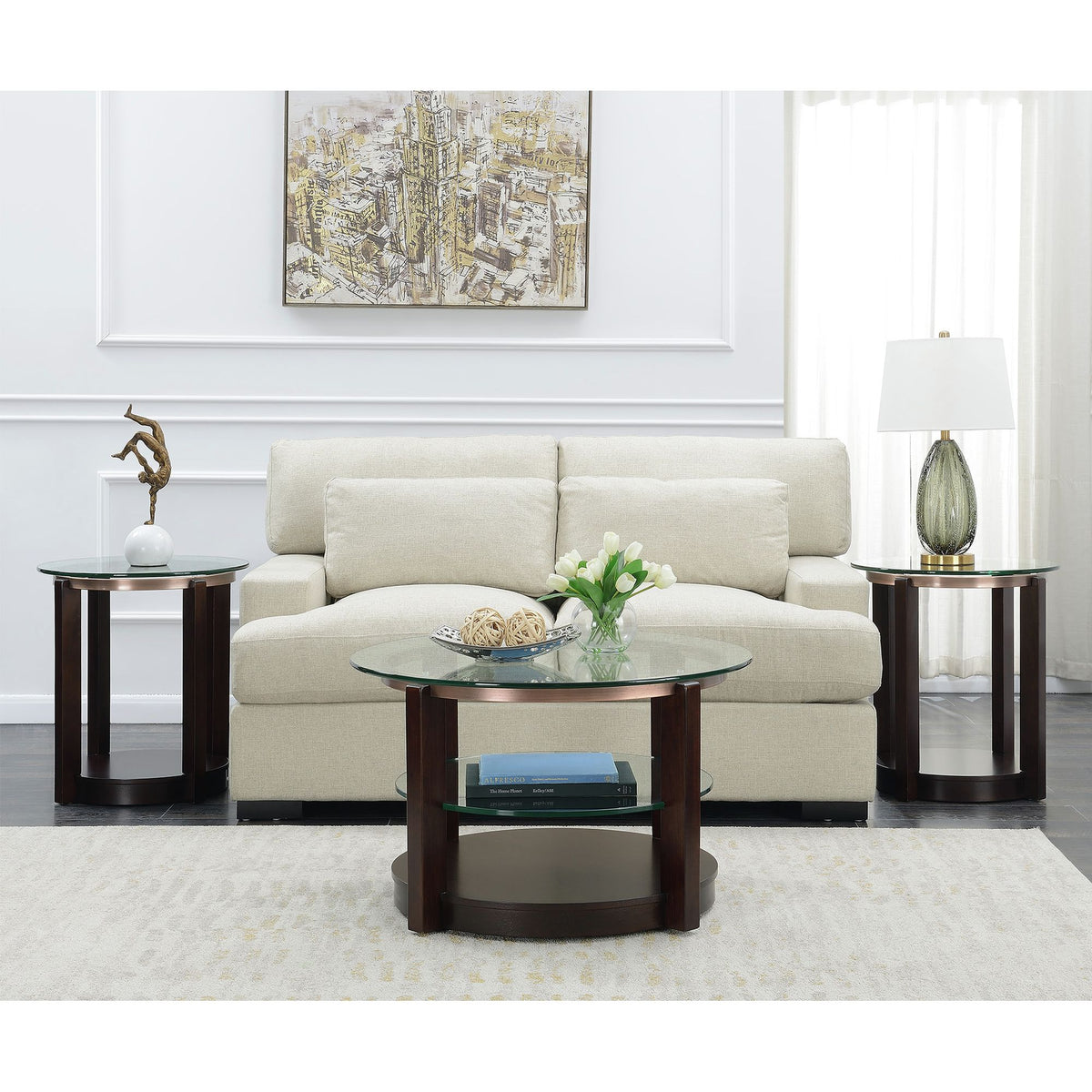 Elsa 3PC Occasional Table Set-Coffee Table & Two End Tables - Jack’s Furniture and More (Laredo, TX)