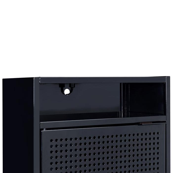 Ember Nightstand (C-1094) BLACK NIGHTSTAND W/ USB - Jack’s Furniture and More (Laredo, TX)