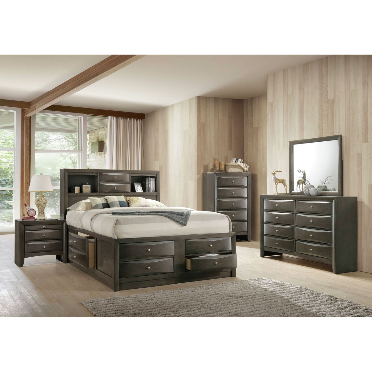 Emily Dresser & Mirror Set