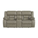Engage Motion Loveseat with Console in Corral Grey - Jack’s Furniture and More (Laredo, TX)