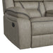 Engage Motion Loveseat with Console in Corral Grey - Jack’s Furniture and More (Laredo, TX)