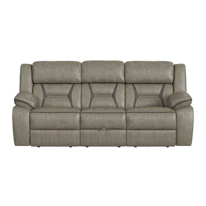 Engage Motion Sofa with DDT, Drawer and PWS in Corral Grey - Jack’s Furniture and More (Laredo, TX)