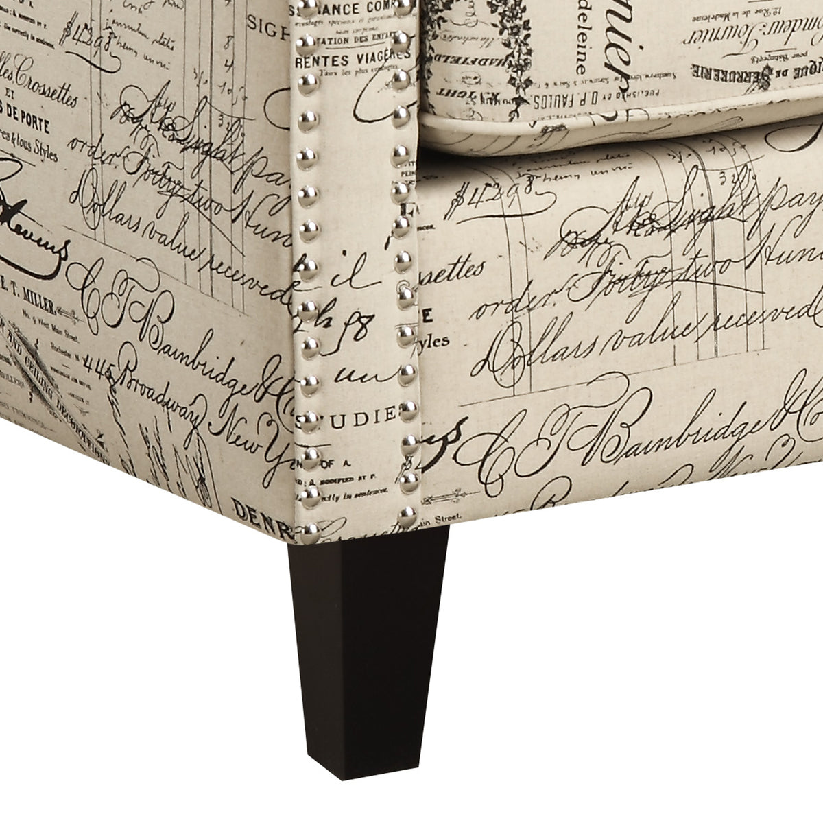 Erica 497 Chair W/Chrome Nails French Script (ISTA 3) - Jack’s Furniture and More (Laredo, TX)