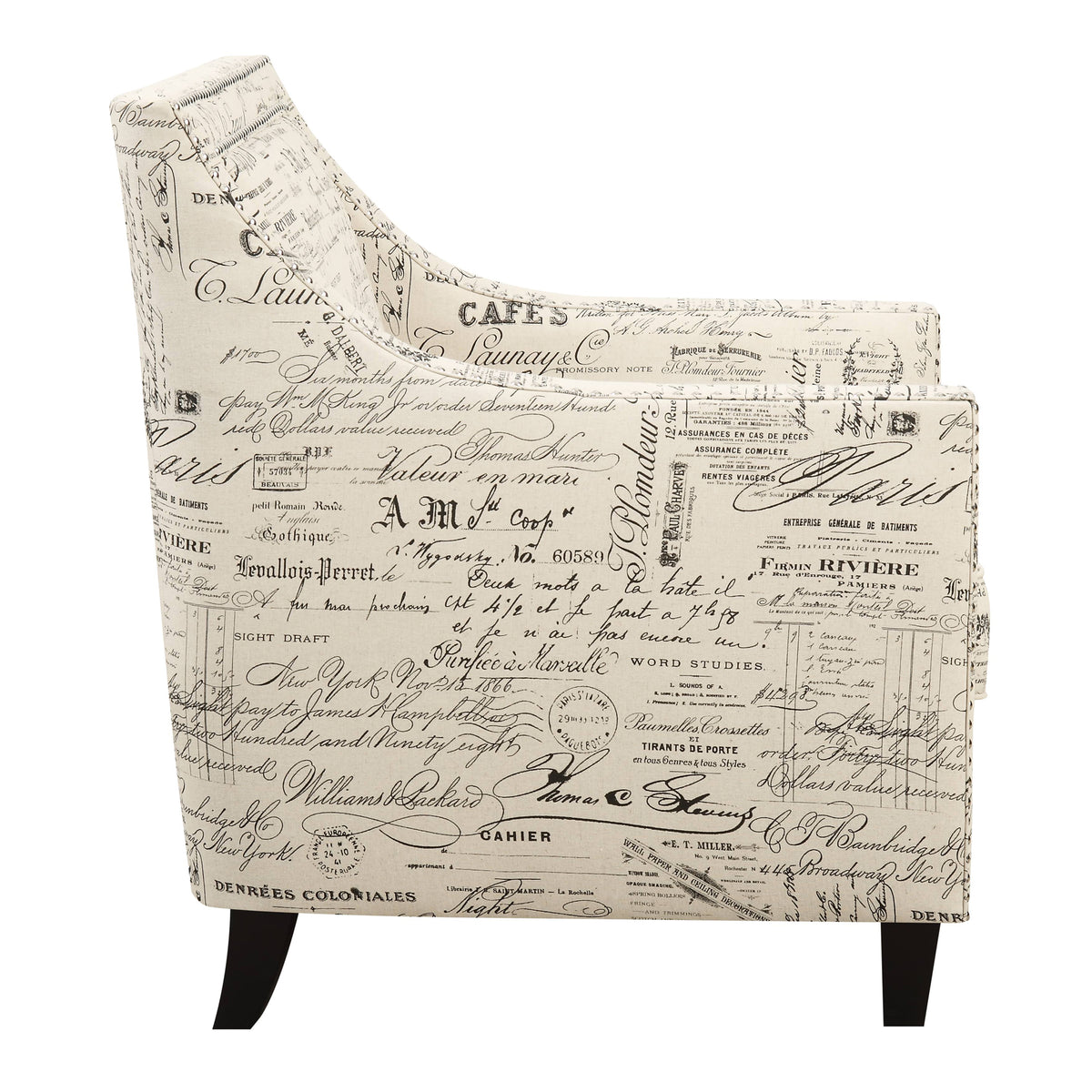 Erica 497 Chair W/Chrome Nails French Script (ISTA 3) - Jack’s Furniture and More (Laredo, TX)