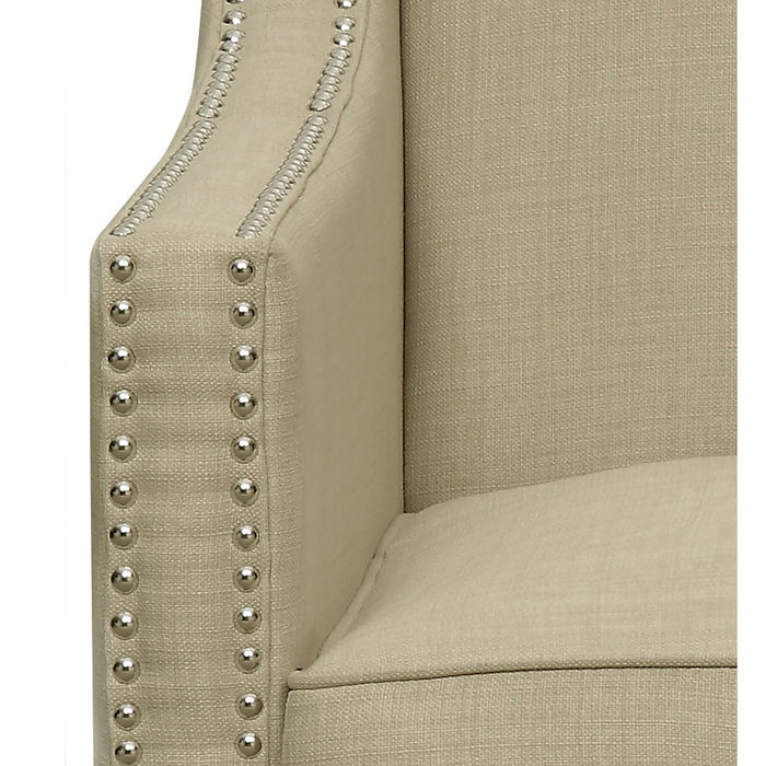 Erica 497 Chair W/Chrome Nails Heirloom Natural (ISTA 3) - Jack’s Furniture and More (Laredo, TX)