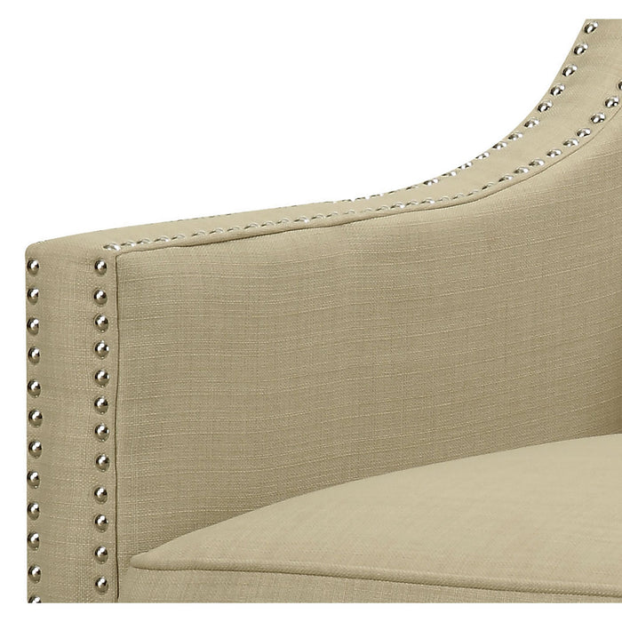 Erica 497 Chair W/Chrome Nails Heirloom Natural (ISTA 3) - Jack’s Furniture and More (Laredo, TX)